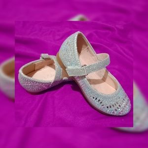 Fancy jeweled size toddler 5 dress Mary Janes